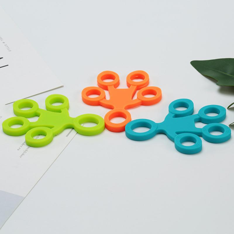 Pince à main Silicone doigt extenseur exercice tirer anneau bande Tension outil force formateur doigt exercice Fitness équipement