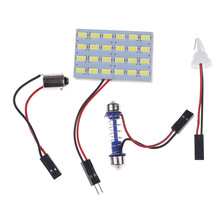 24x5630 SMD Auto LED Fahrzeug Tafel Lampen Auto Innen Lesen Lampe Birne Licht Kuppel Girlande 12v