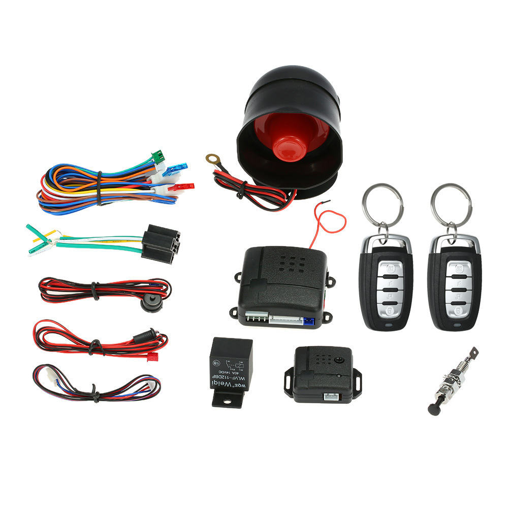Auto Centrale Deurvergrendeling Automatische Keyless Entry Systeem Knop Start Stop Sleutelhanger Centrale Kit Algemene Motoren