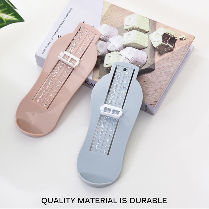 3 Colors Baby Foot Ruler Kids Foot Length Measuring Device Child Shoes Calculator for Children Infant Shoes Fittings Gauge Tools