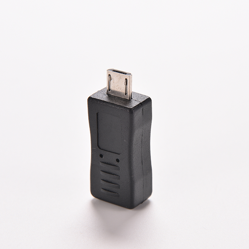 Adaptador Micro USB macho a Mini USB hembra, adaptador convertidor de conector para teléfonos móviles MP3, 1 ud.