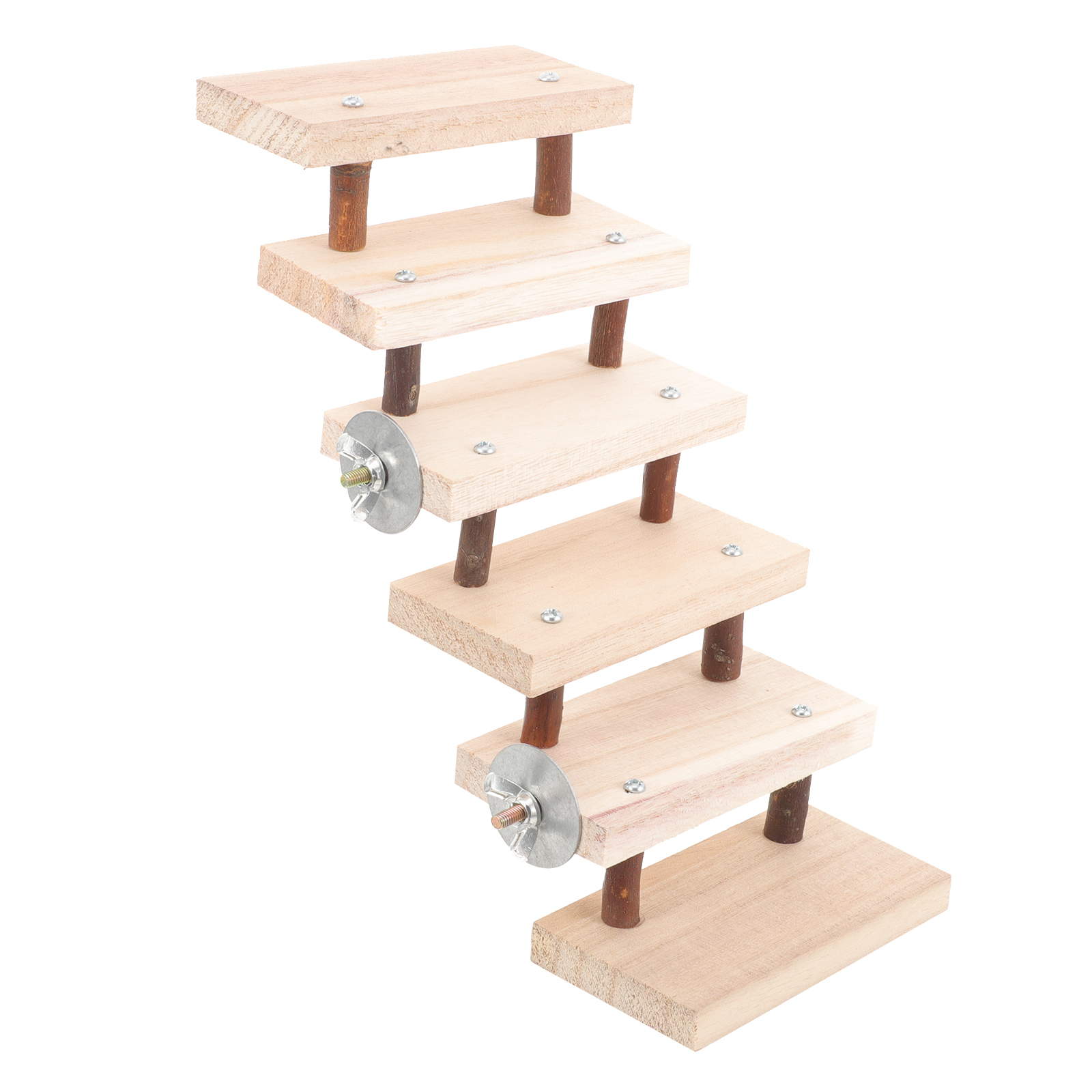 Escalera de escalada para hámster, jaula de Chinchilla, escaleras de paisajismo, juguete de conejillo de indias, juguetes de madera, plataforma para rata
