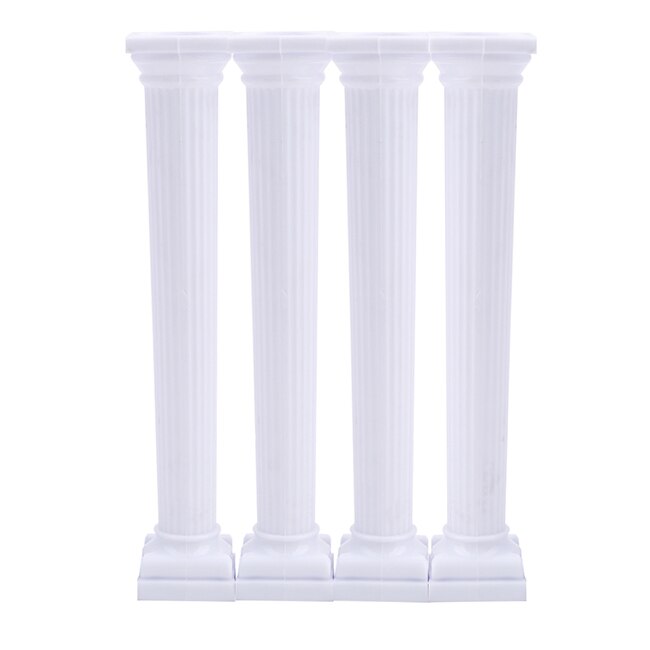 4 unids/set blanco griego Pilares de Día de San Valentín de pastel de separador de soporte decoración de la torta de boda está Fondant apoyo molde: style3