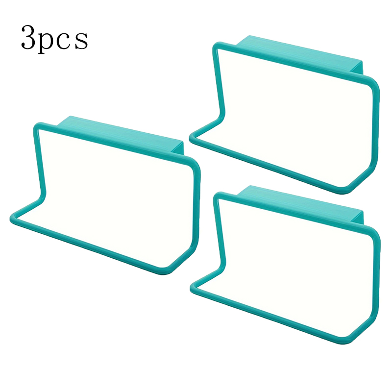 Kitchen Supplies Facilities Towel Rack Seamless Rag Hanger Towel Bar Dishwashing Towel Multi-Purpose Cupboard Storage Rack: army green
