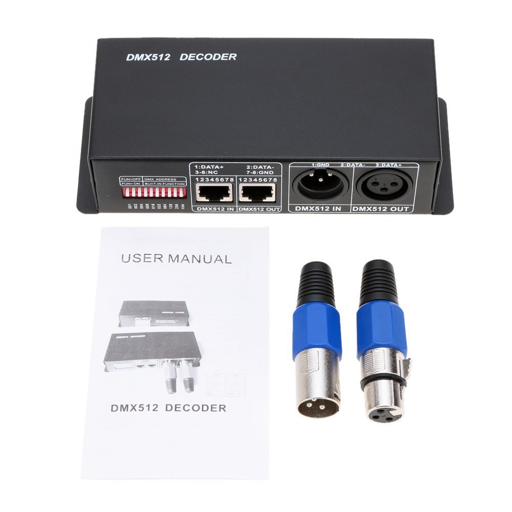 3-Kanaals DMX512 Decoder Led Controller Rgb Stage Light Project DMX512 Master