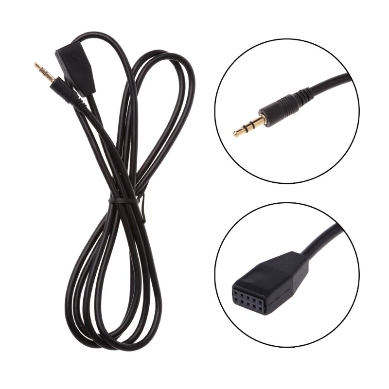 Car 3.5mm AUX Input Cable Male Jack Music Adapter for iphone E46