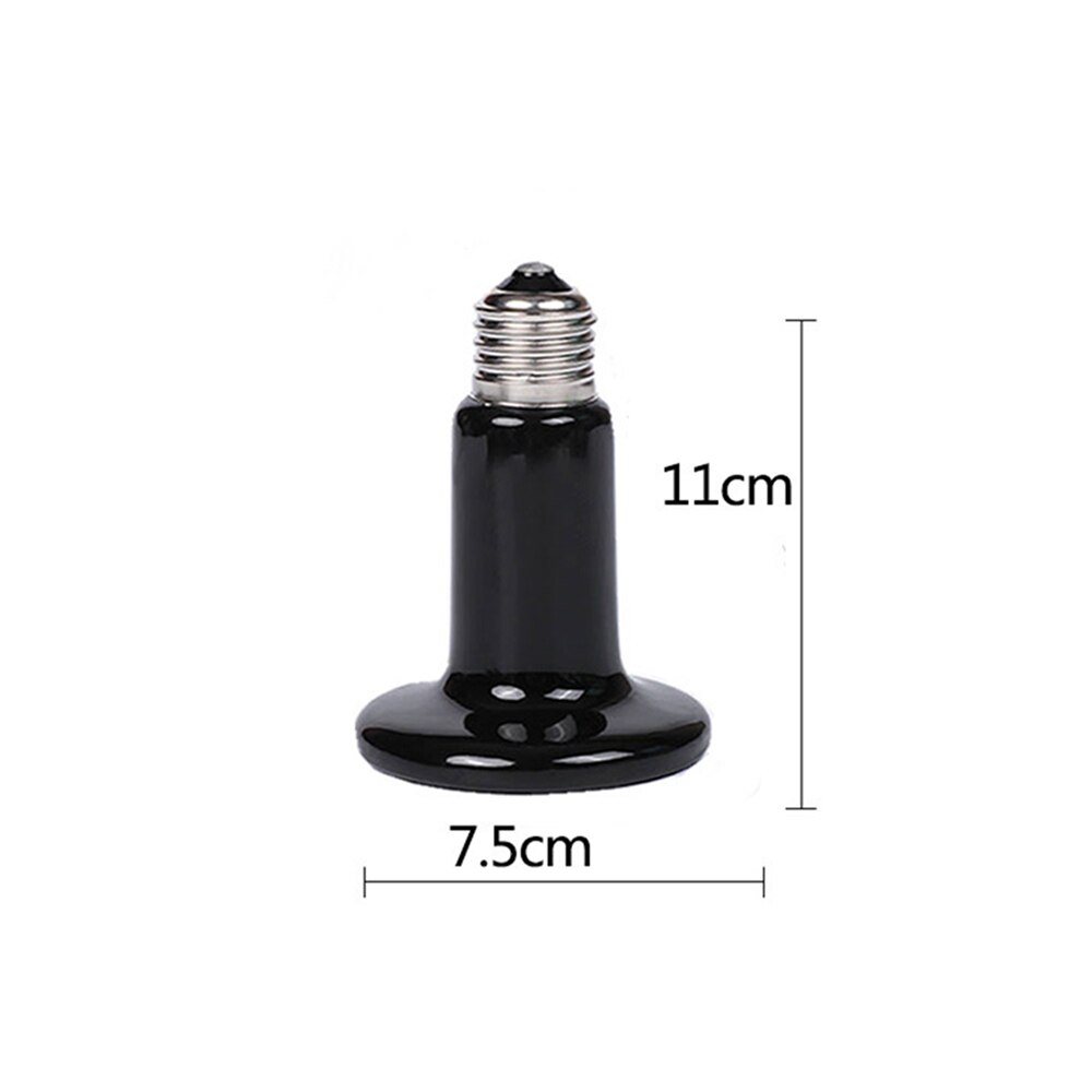 Lampe chauffante en verre 100W | 2 pièces, lampe chauffante par tache, blanc doux, éclat UVA, lampe chauffante pour ampoules