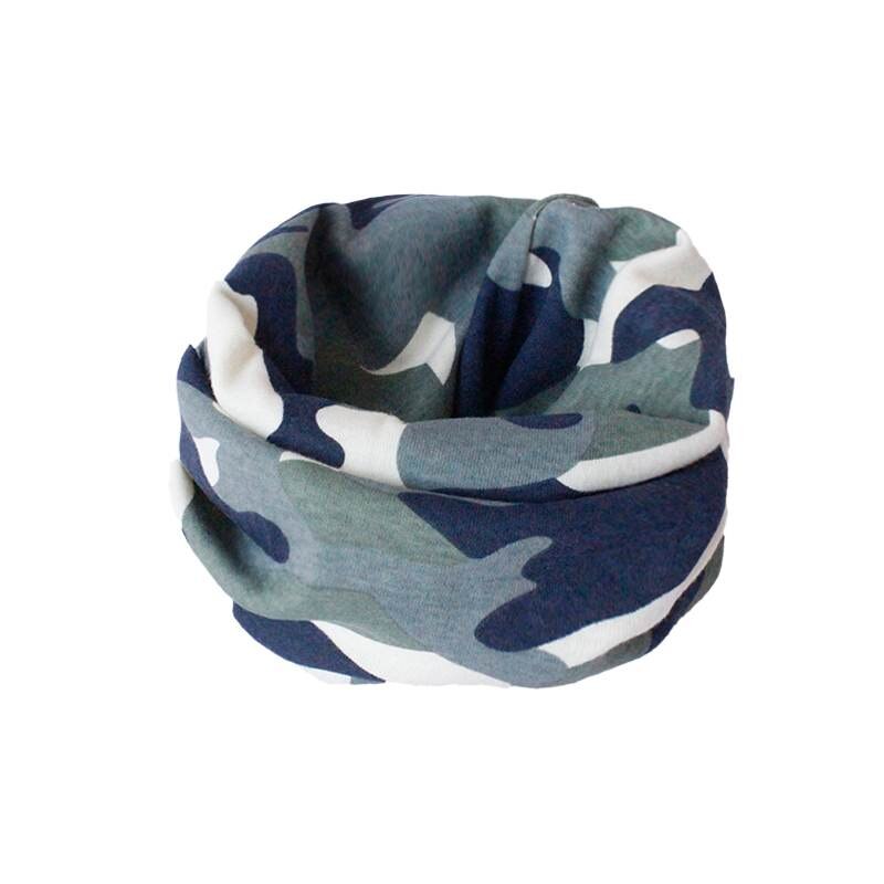 Camo Print Baby Scarf Autumn Winter Baby Boy Girl Bibs Collar Kids Cotton O Ring Neck Scarves