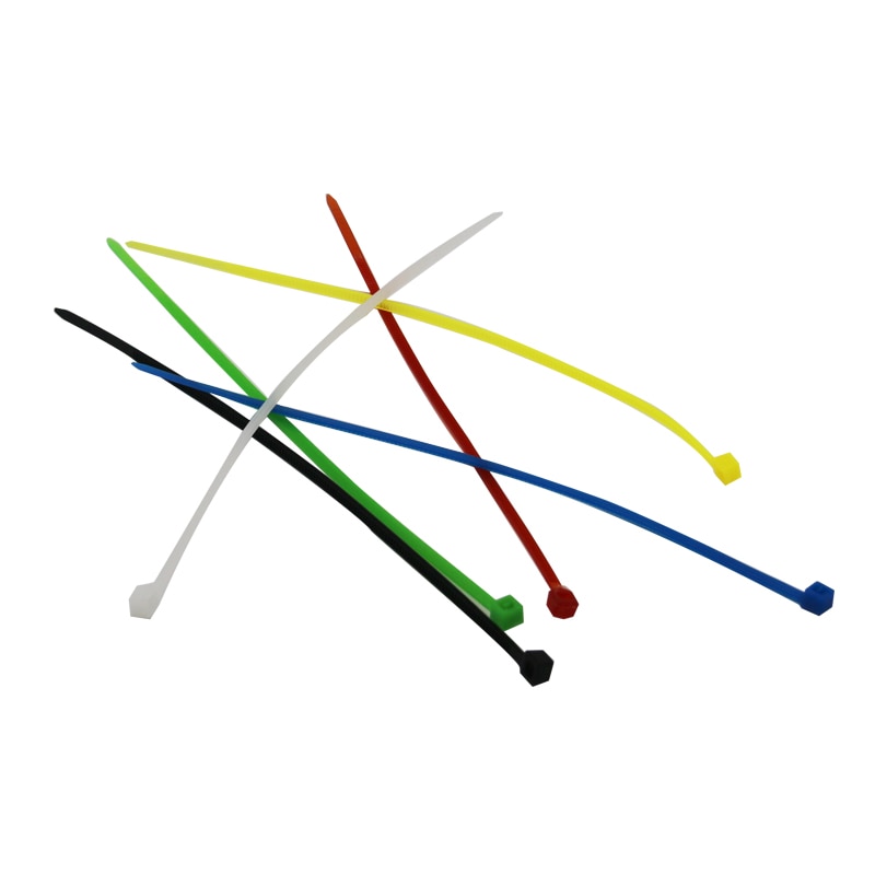 Self-Locking Plastic Nylon Wire Cable Zip Ties 100pcs Black Cable Ties Fasten Loop Cable Various specifications