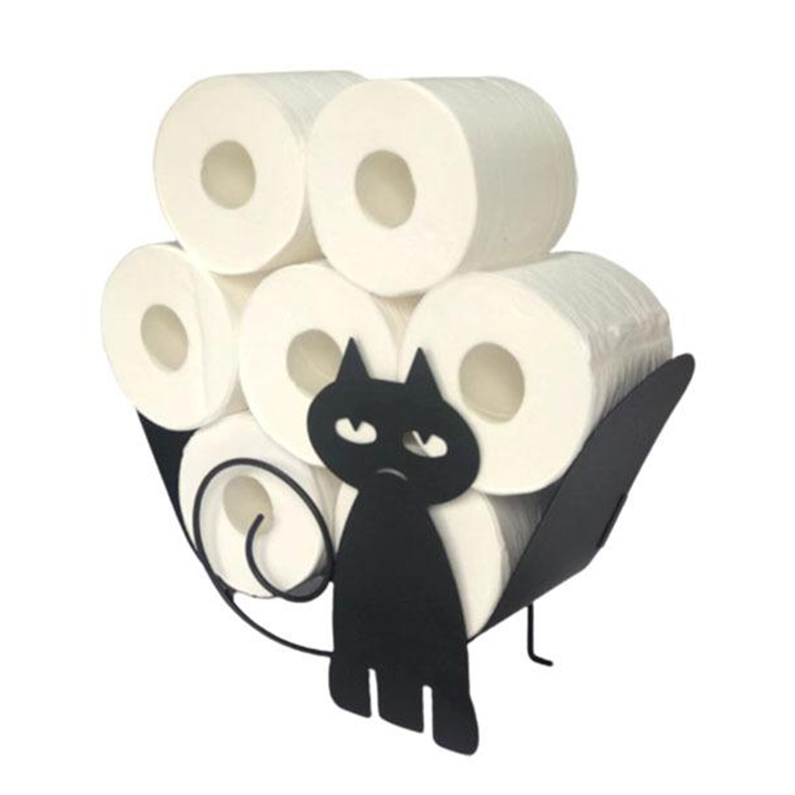 Toiletrolhouder Dier Kat Vormige Badkamer Accessoires Decoratieve Home Decor Indoor Bad Kamer Loo Roll Houder