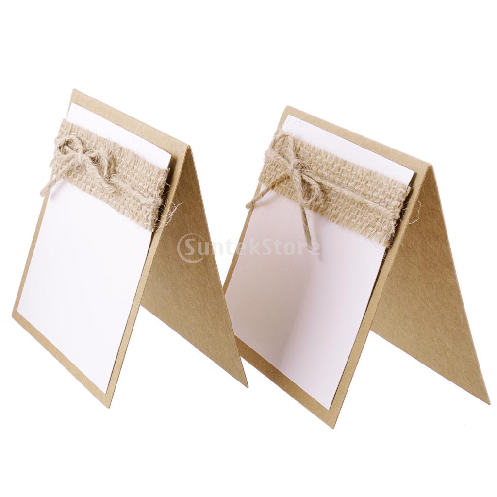 Guest Party Name Table Place Cards for Shabby Chic Rustic Wedding Pack of 10 Banquet Event Table Cards Wedding Decoration Rustic