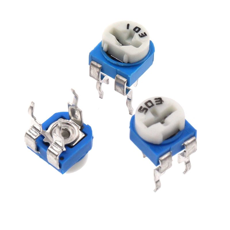 20pcs RM065 RM-065 Série 100 200 500 1K 2K 5K 10K 20K 50K 100K 200K 500K 1M Ohm Trimpot Trimmer Potenciômetro Resistor Variável