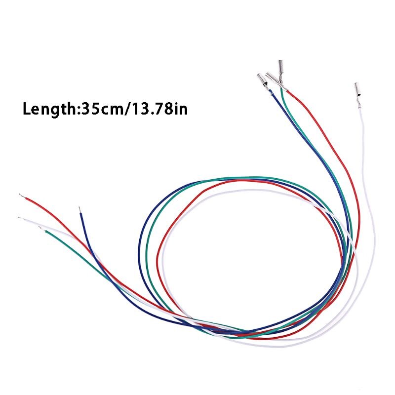 3/4PCS Cartridge Phono Cable Leads Header Wires for Turntable Phono Headshell: Phono Wires-D