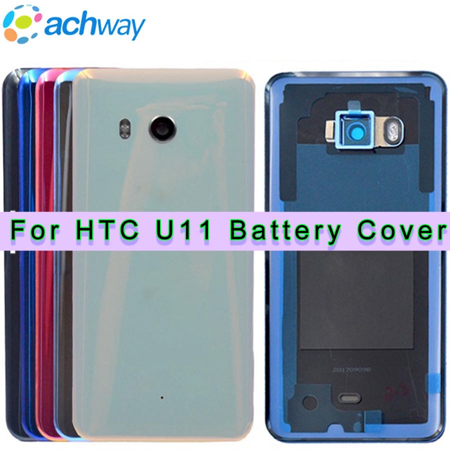 ORIGINAL For 5.5" HTC U11 Battery Cover Door U-3W U-1W Back Housing Rear Case For HTC U11 Battery Door for htc U11 Back Battery