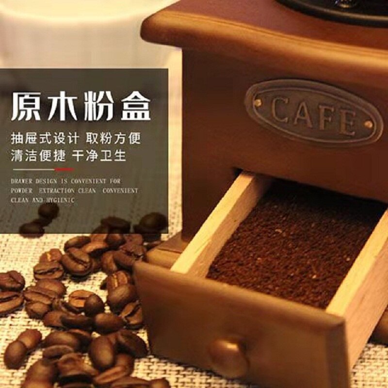 Yrp Koffiemolen Woondecoratie Keuken Accessoires Barista Tools Retro Reuzenrad Koffie Graan Molen Peper Specerijen Grinder