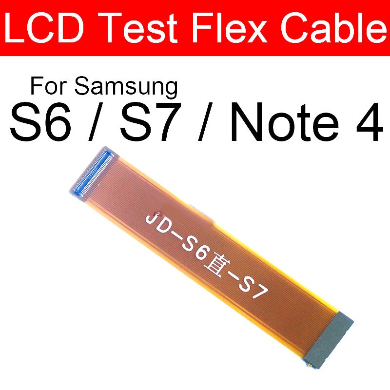 Pantalla LCD extensión de pantalla táctil Cable flexible para Samsung S8 S8 + S10 S10 + Note 8 9 S7 S6 Edge S7 Edge LCD Tester extender prueba: S6 S7 Note 4