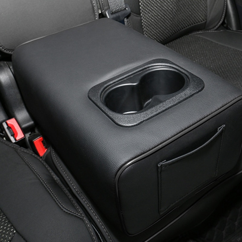 Second Row Rear Central Armrest Box W/ Cup Holder Arm Rest for Ford Explorer Car Accessories