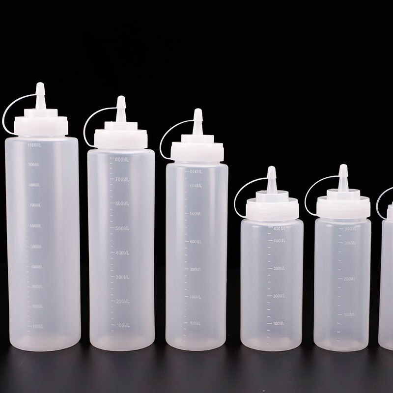 Squeeze Saus Fles Plastic Salade Dressing Squeeze Fles Wees Olie Kan Flessen Keuken Benodigdheden Jam Ketchup Kruiden Fles