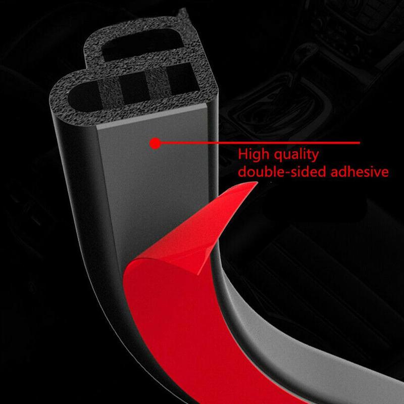 1M Car Door Rubber L shape sealing strip Door Seal Insulation Rubber Strip Sealing Trim Weatherstrip Seals Rubber Noise J0V3