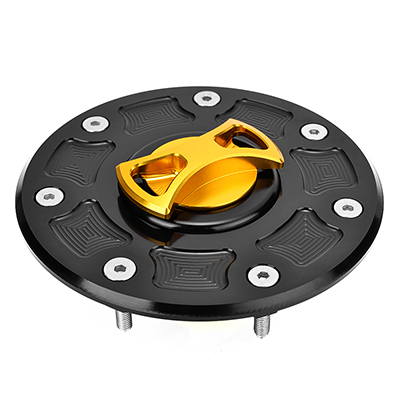 Motorcycle Gas Fuel Tank Cap for Kawasaki ZX6R ZX9R ZR7 ZZR 1100 600 ZRX 400 ZXR 750 ZEPHYR GPZ500 NINJA 500R Oil Tank Cover: Gold