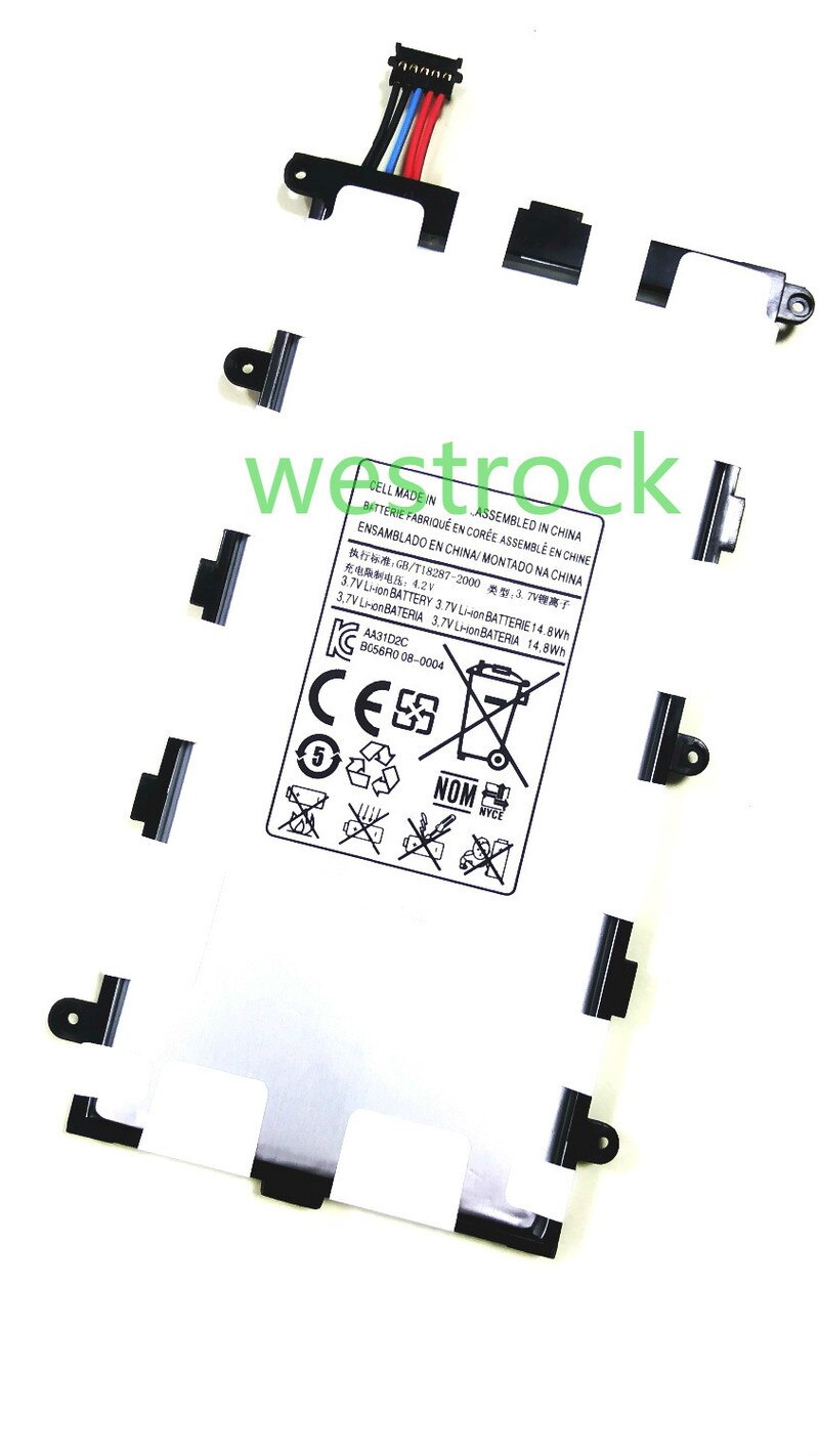 Westrock 4200 Mah SP4960C3B Batterij Voor Samsung Galaxy Tab 2 7.0 GT-P3113 P3100 P3110 P6200 P3113 Pc