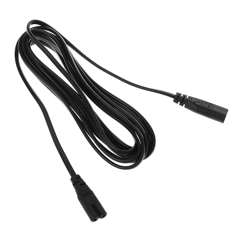 IEC 320 2-Pin C7 Female To C8 Male Figure 8 Power Adapter Extension Cable 5M