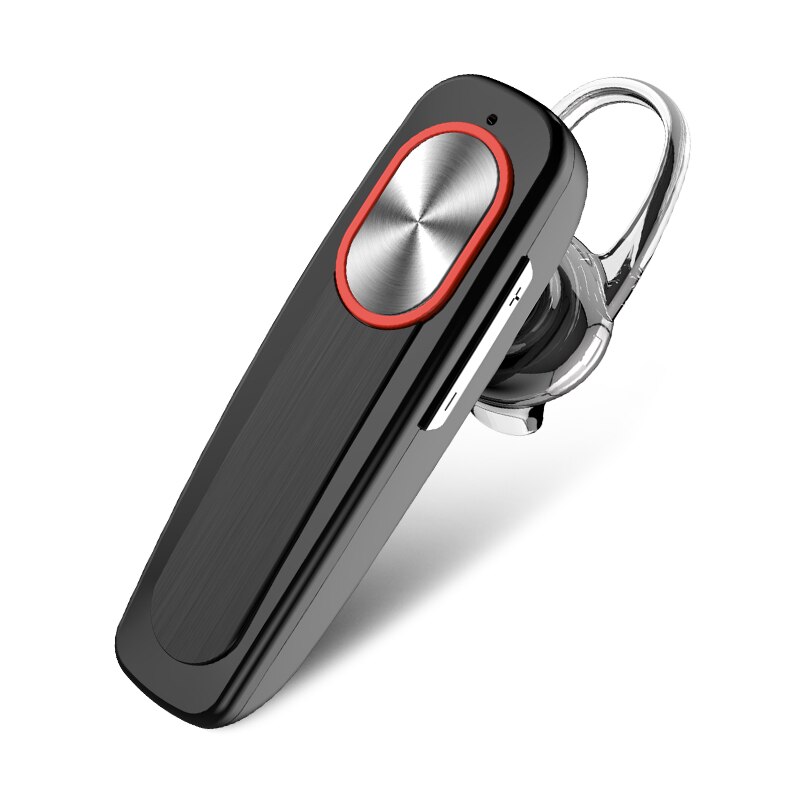 Draadloze Bluetooth Headset Lange Standby met Mic Handsfree Draadloze Bluetooth Oortelefoon Hoofdtelefoon Kleurrijke Oorhaak Voor Telefoon: Black