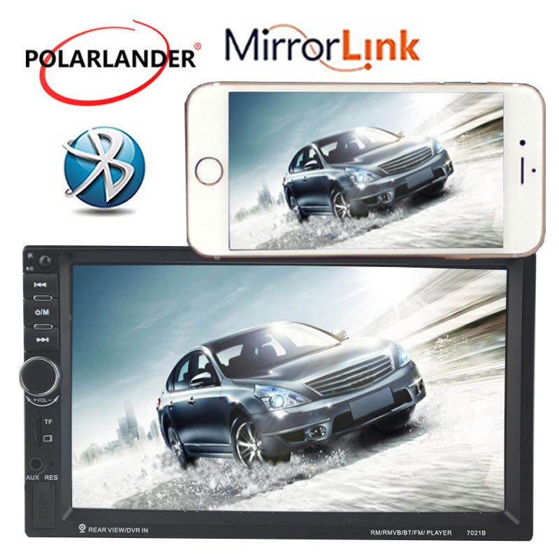 Touch Screen Car Radio Stereo Autoradio 2DIN 7 Inch Bluetooth Audio MP5 Player USB/TF/FM/AUX DVR Cassette Player