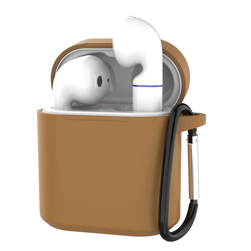 Pokrywa silikonowa etui na słuchawki do Huawei Honor FlyPods Fly Pods Pro futerały ochronne do Freebuds 2 Pro karabińczyk metalowy haczyk: Coffee With  Hook