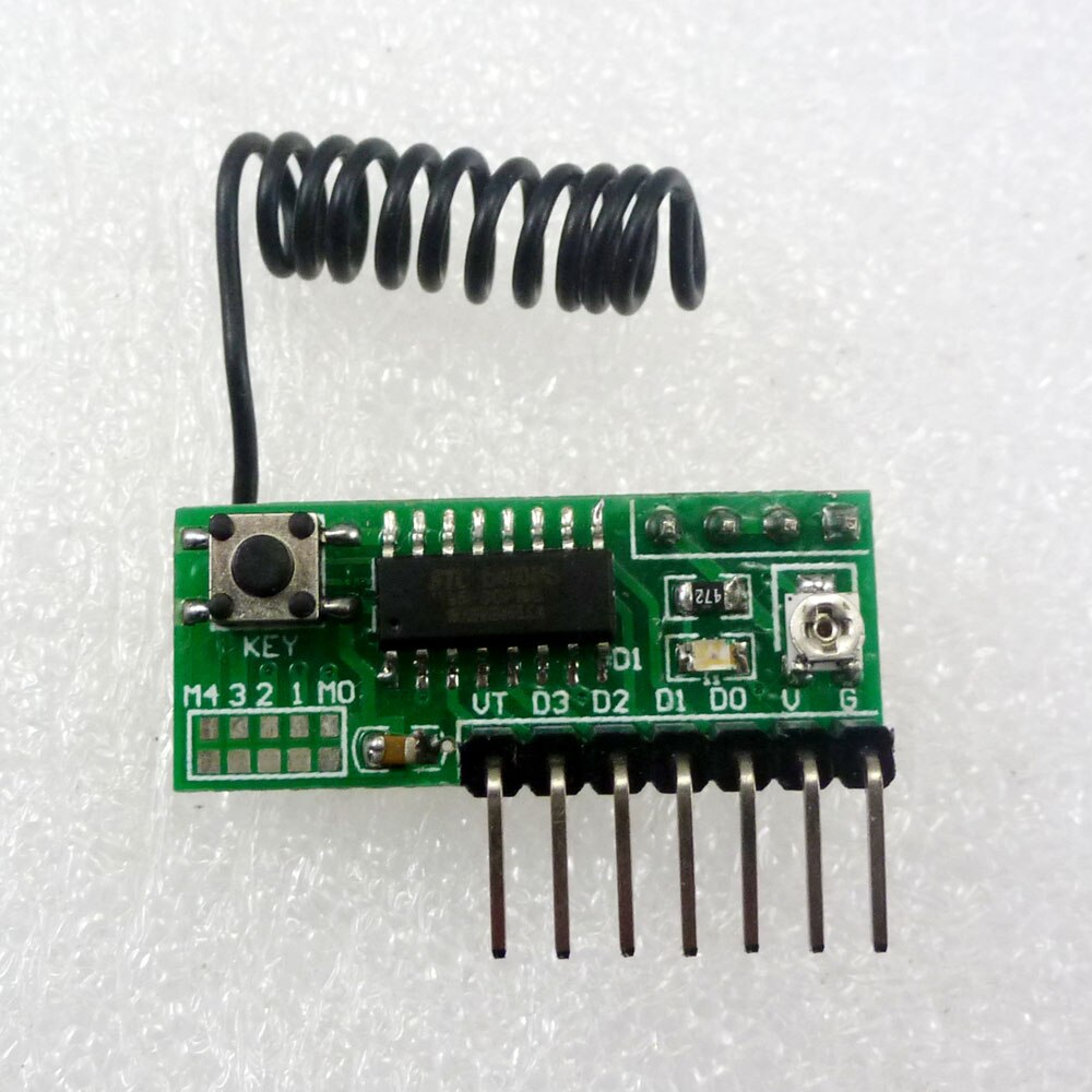 433MHz PT2262 PT2272 EV1527 for Arduino Encoder Decoder RF Delay Wireless Link Kit