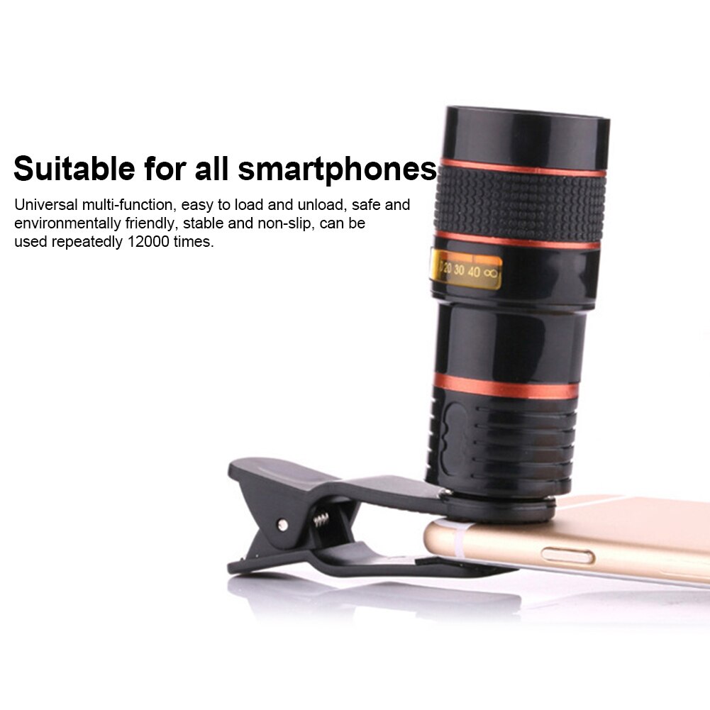 8x Zoom Optische Telescoop Mobiele Telefoon Camera Lens Met Clip Voor Iphone Samsung Htc Huawei Sony Gdeals