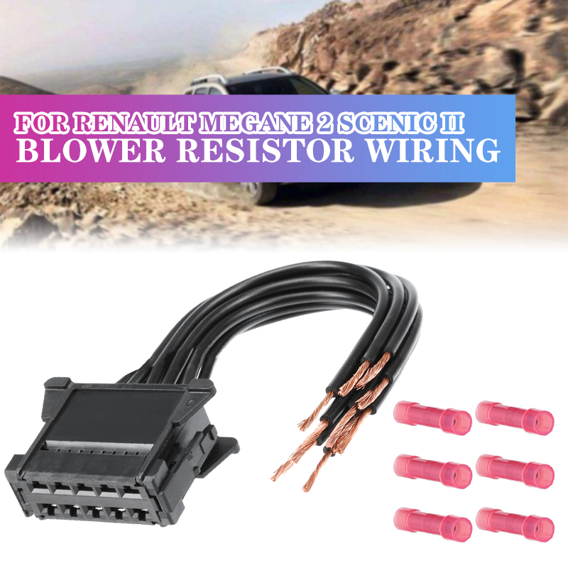 Heater Blower Weerstand Kabelboom Loom Harnas Connector Motor Weerstand Wirin Voor Renault Megane 2 Scenic Ii 8200729298