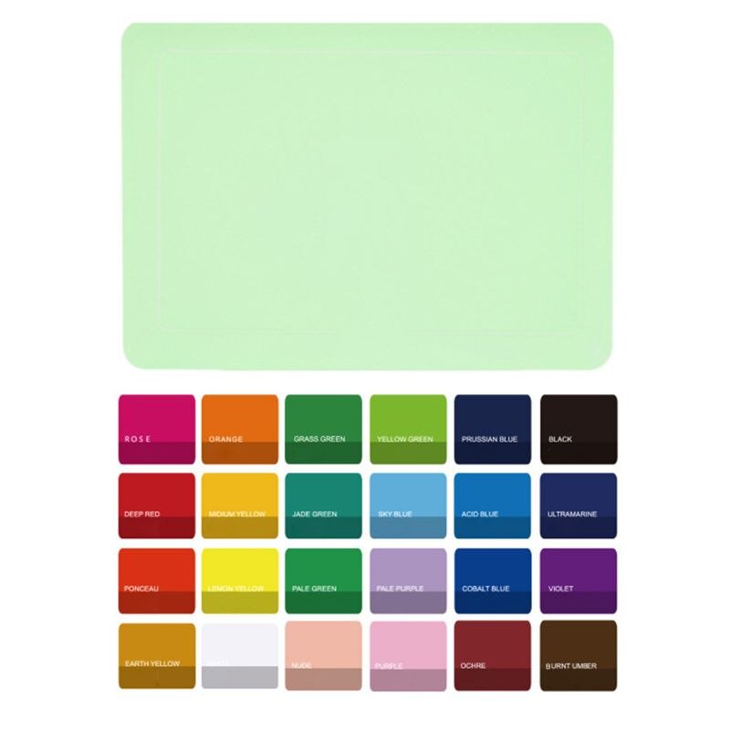 18/24 farver gouache maling sæt med palet 30ml akvarel til kunstnerstuderende giftfri: E