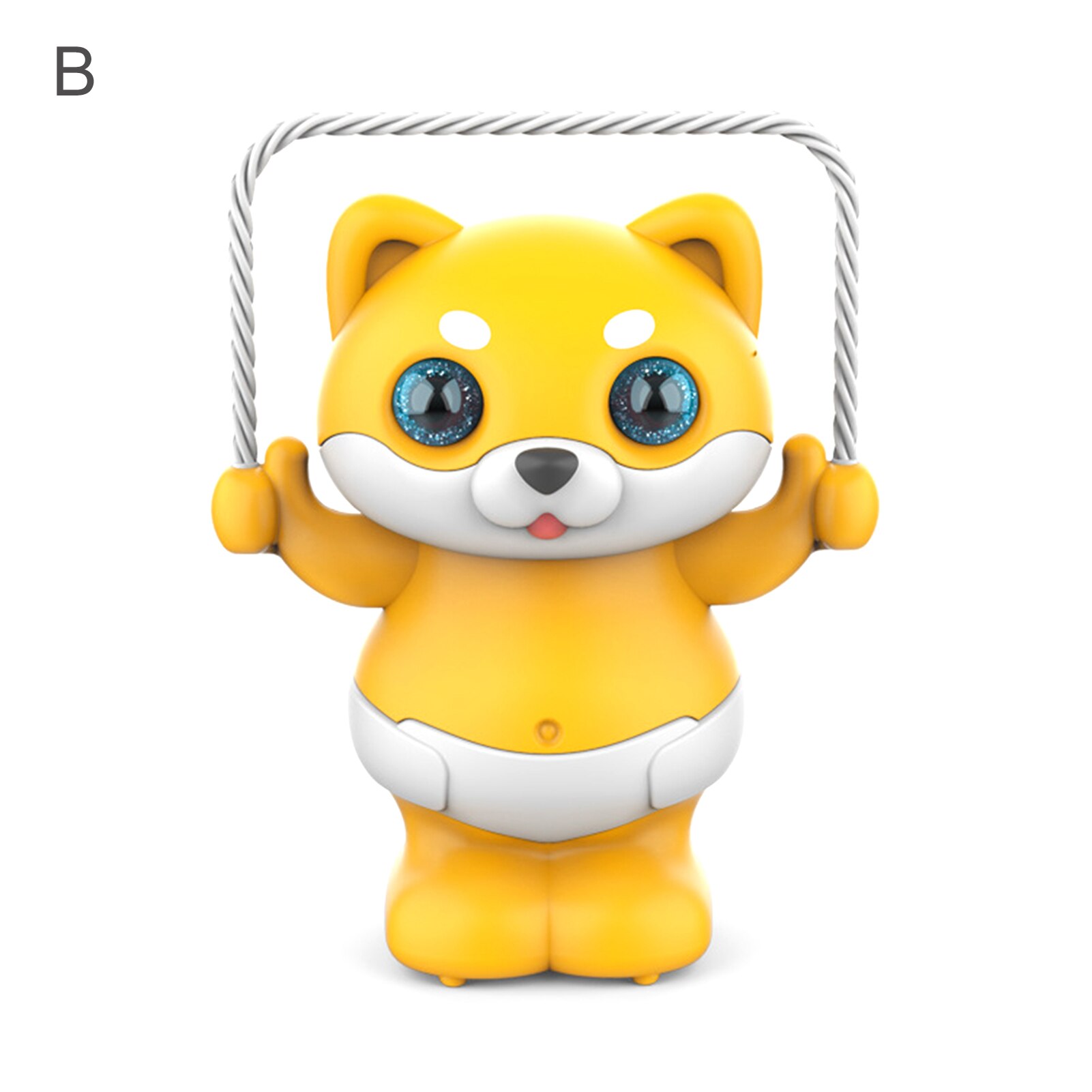 Rope Skipping Varken Elektrische Plastic Rope Skipping Puppy Piggy Speelgoed Voor Kids: Yellow dog