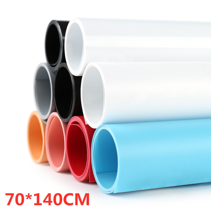 70*140cm/2.3*4.6ft Solid Color Matt Frosted PVC Background Plate Photography Backdrop Background Cloth Waterproof Anti-wrinkle