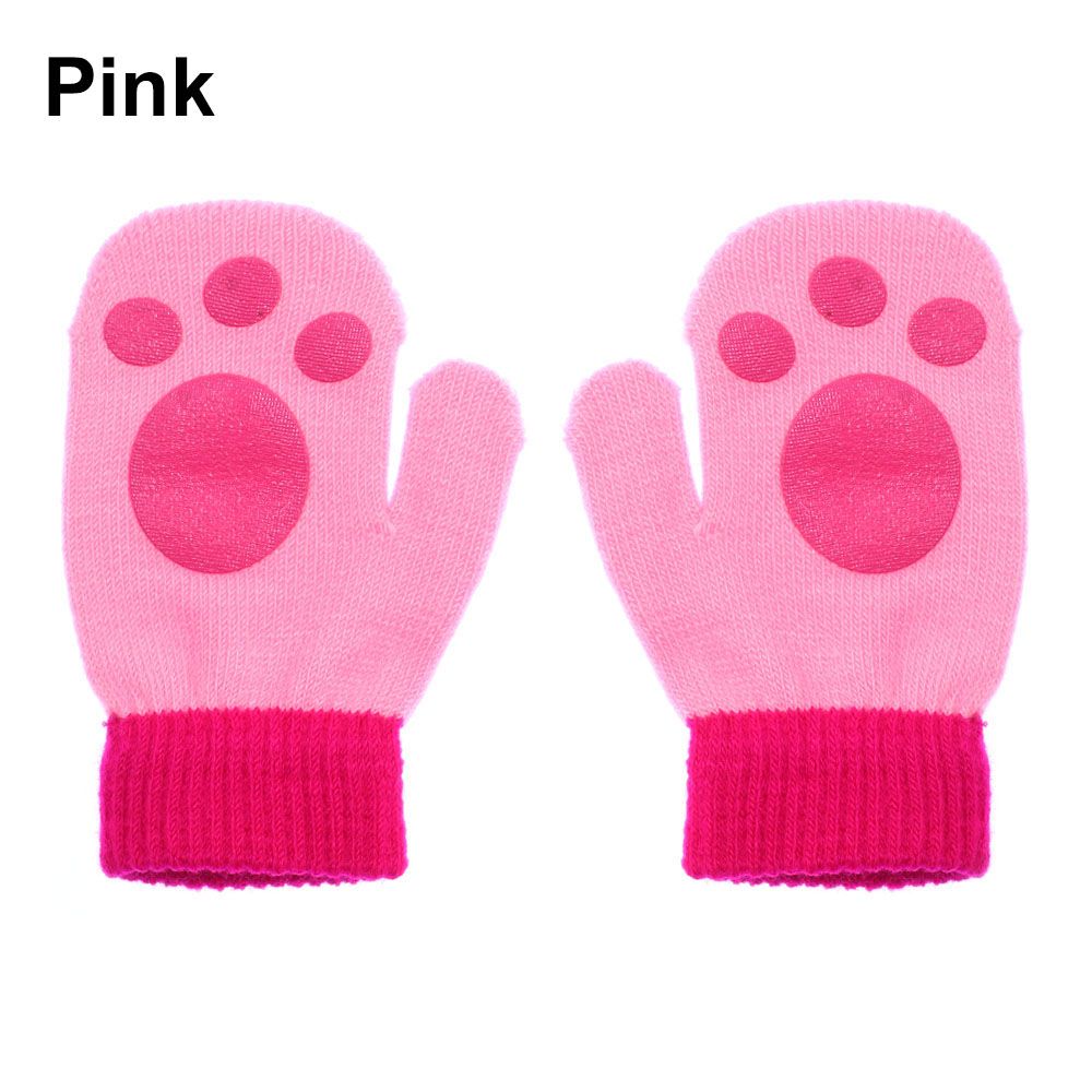 14 Jaar Mode Snoep Kleur Winter Gebreide Handscho... Grandado