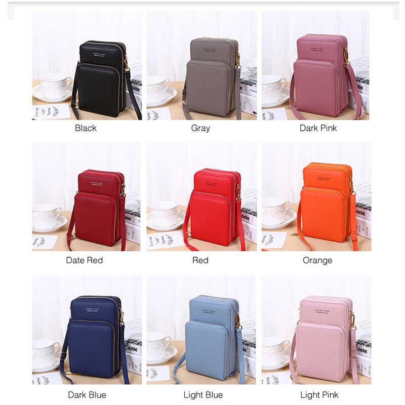 Trasporto di Goccia di modo Colorato Sacchetto Del Cellulare di Modo di Uso Quotidiano del Supporto di Carta Piccolo Sacchetto di Spalla di Estate per Le Donne borse Del Progettista