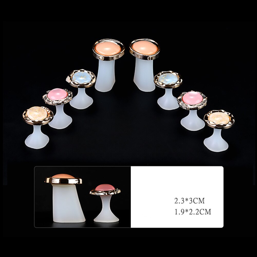 Japanse Vinger Splitter Siliconen Nail Splitter Siliconen Vingertop Divider Vinger Teen Spacers Draagbare Manicure Teen Separator Fo