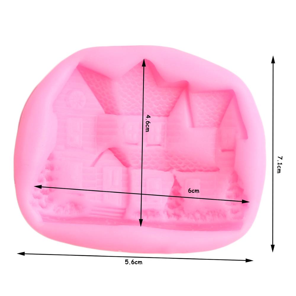 Molde de silicona 3D para manualidades de casa, herramientas de decoración de pasteles, Fondant, arcilla polimérica, cera, jabón, caramelo, Chocolate
