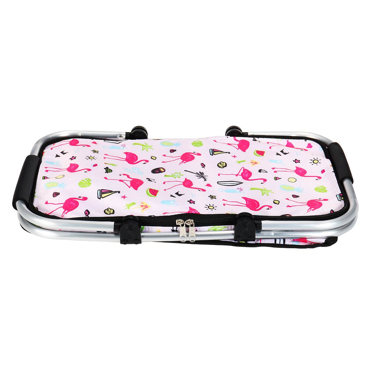 30L Tragbare Isolierte Mittagessen Tasche Kasten Falten Karikatur Gedruckt Mittagessen Tasche Picknick Tote Kühltasche Lebensmittel Wein Kasten