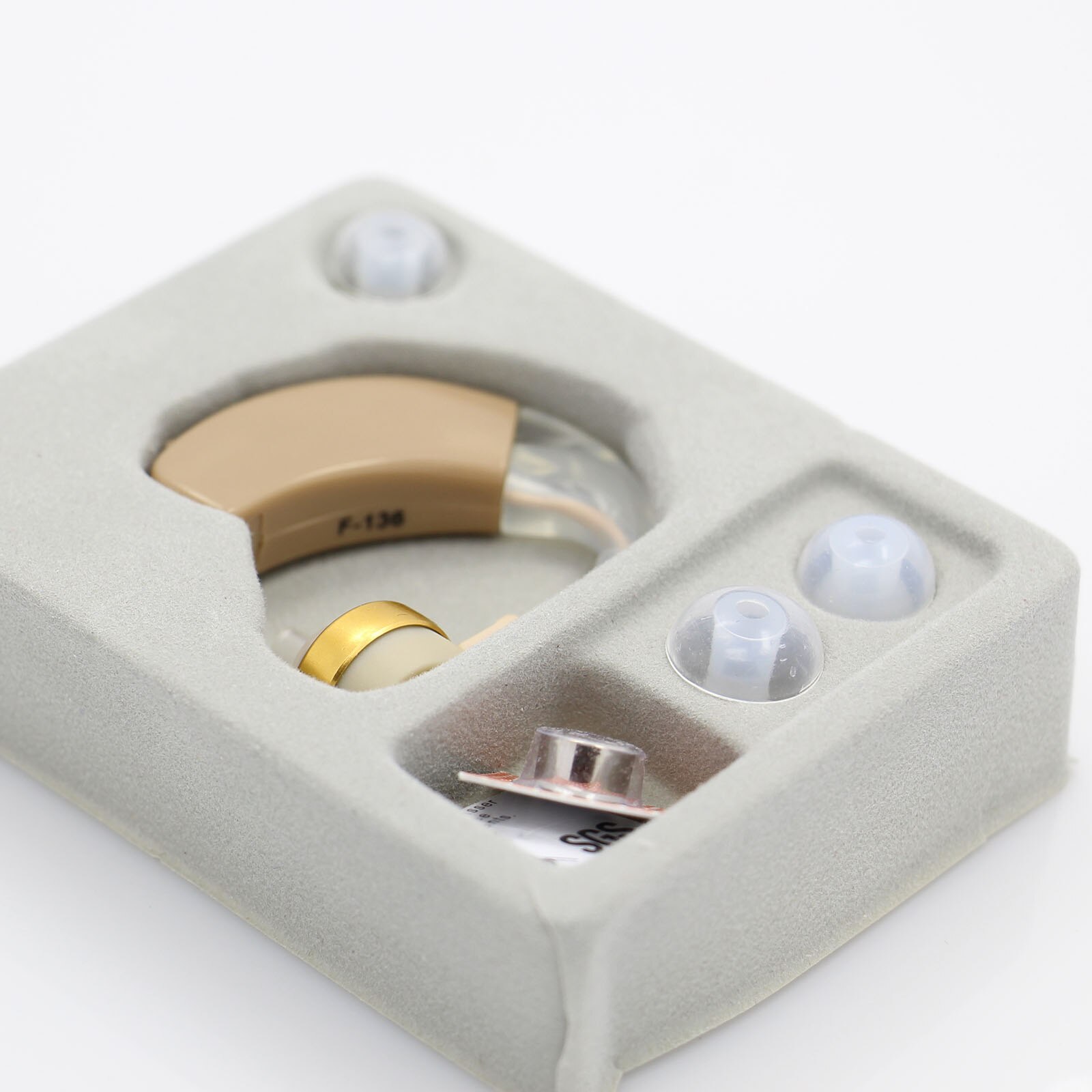 2PCS Hearing Aids F136 Mini Sound Amplifier Heari... Grandado