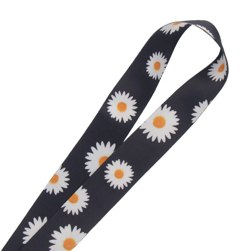 Daisy Neck Strap Sleutelhanger Lanyard Voor Sleutels Id-kaart Badge Houder Diy Hang Touw Nekband Keycord Singels Lint