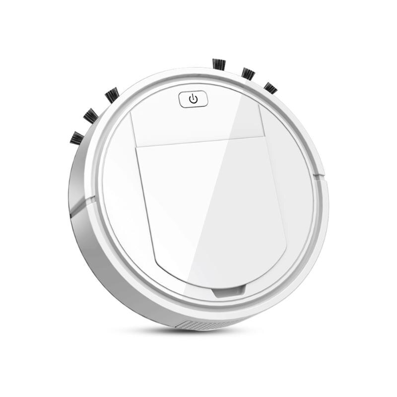 Mppchhn Aspirateur Robot et Serpillère, Robot Automatique 2 en 1 Aspirateur et Serpillière, Nettoyeur Intelligent pour Sol et Tapis Poils d'animaux Espaces Petits Maison et Appartement Salon et