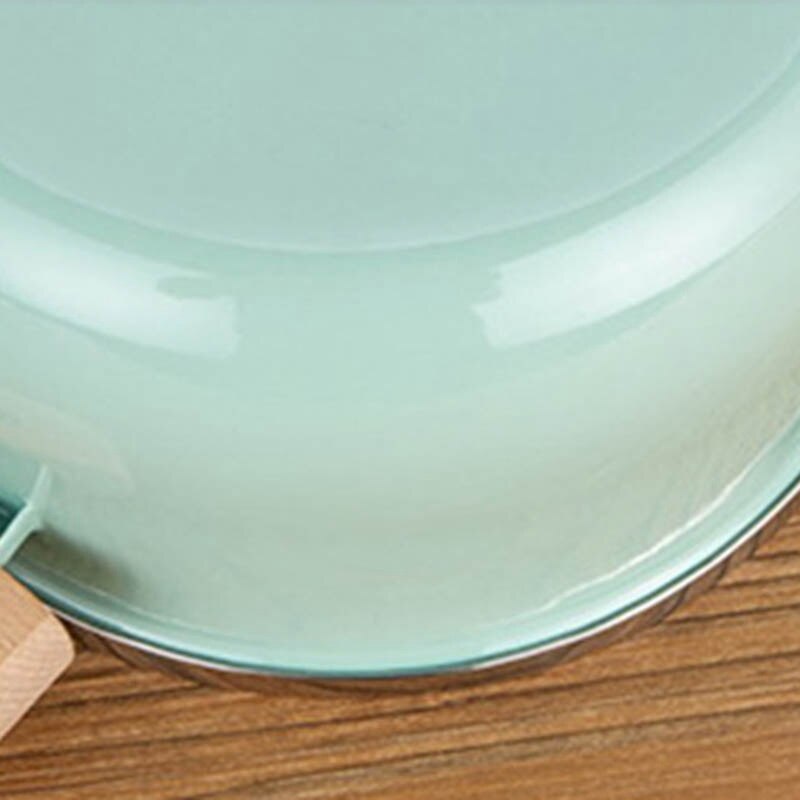 Kitchen Pots Enamelled Soup Pot Boiler Milk Pan Non Sticky Frying Pan with Induction Dish