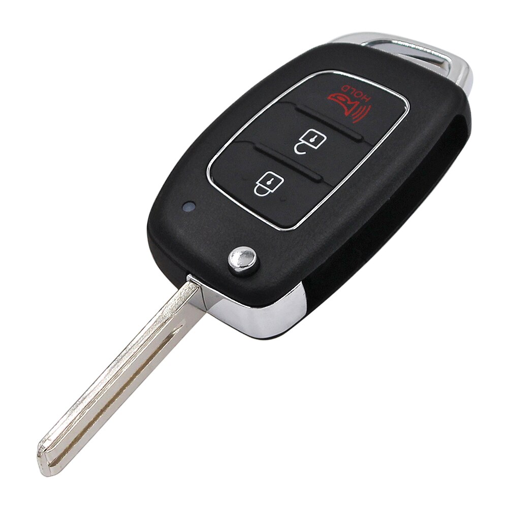 3/4 Button Folding Flip Remote Key Shell Case Smart Car Key Housing Fob Uncut Blade For Hyundai i10 i20 i30 i35 i40 IX45 Genesis