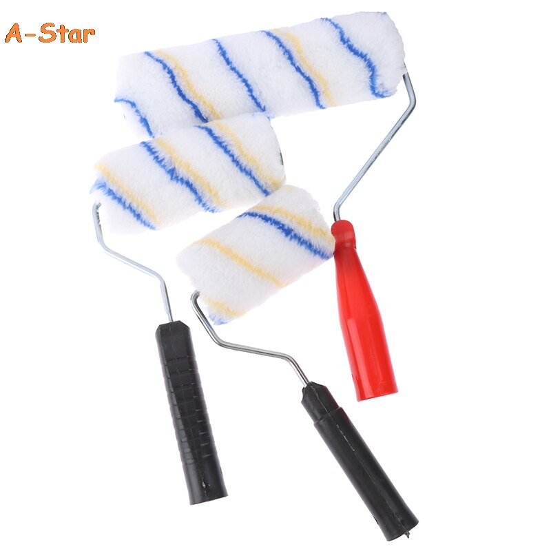 4-9Inch Multifunctionele Verf Roller Borstel Huishoudelijke Gebruik Muur Borstels Visgerei Roll Decoratieve Schilderen Borstel Diy Tool