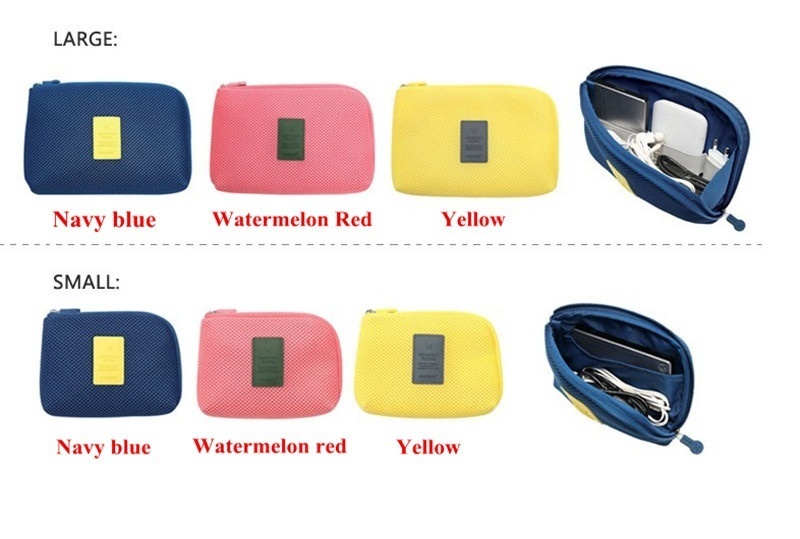 Sac de rangement Portable Gadget numérique câble USB écouteurs stylo voyage sacs trousse de maquillage EDF88