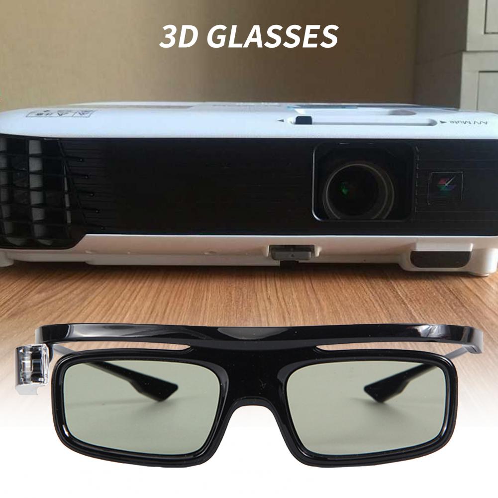 Lunettes 3D à haute transmission pour projecteur DLP LINK, à obturateur actif universel