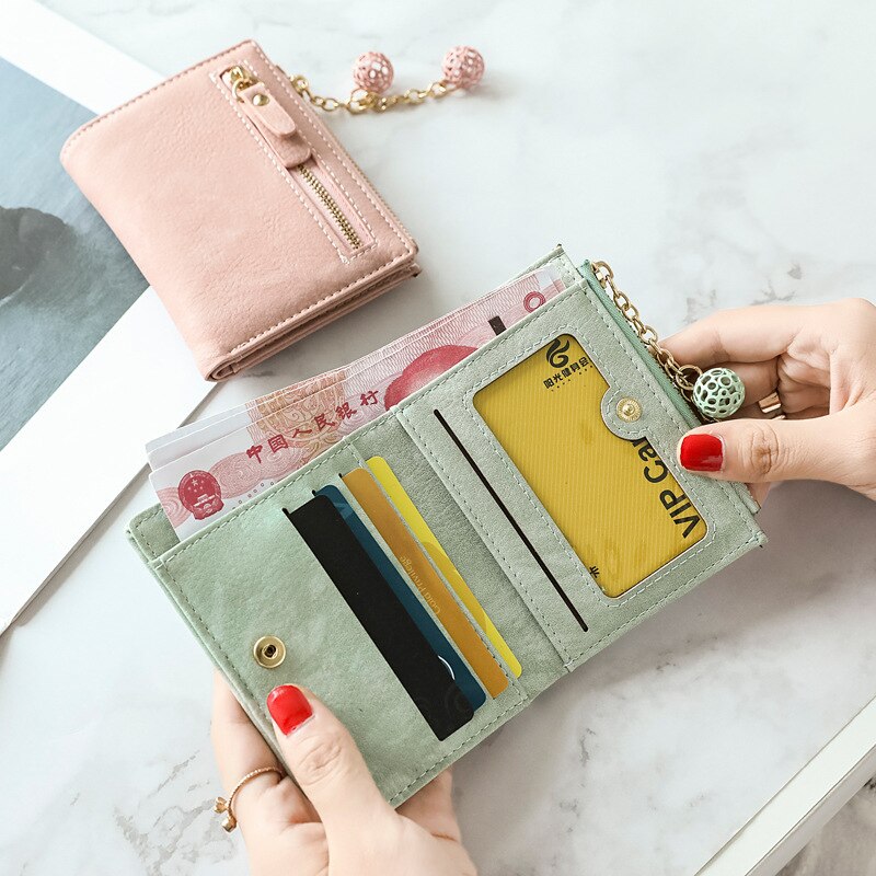 Cute Wallets PU Women Wallets Short wallet Student Coin Purse Card Holder Ladies Clutch Bag Cat Small Female Purse