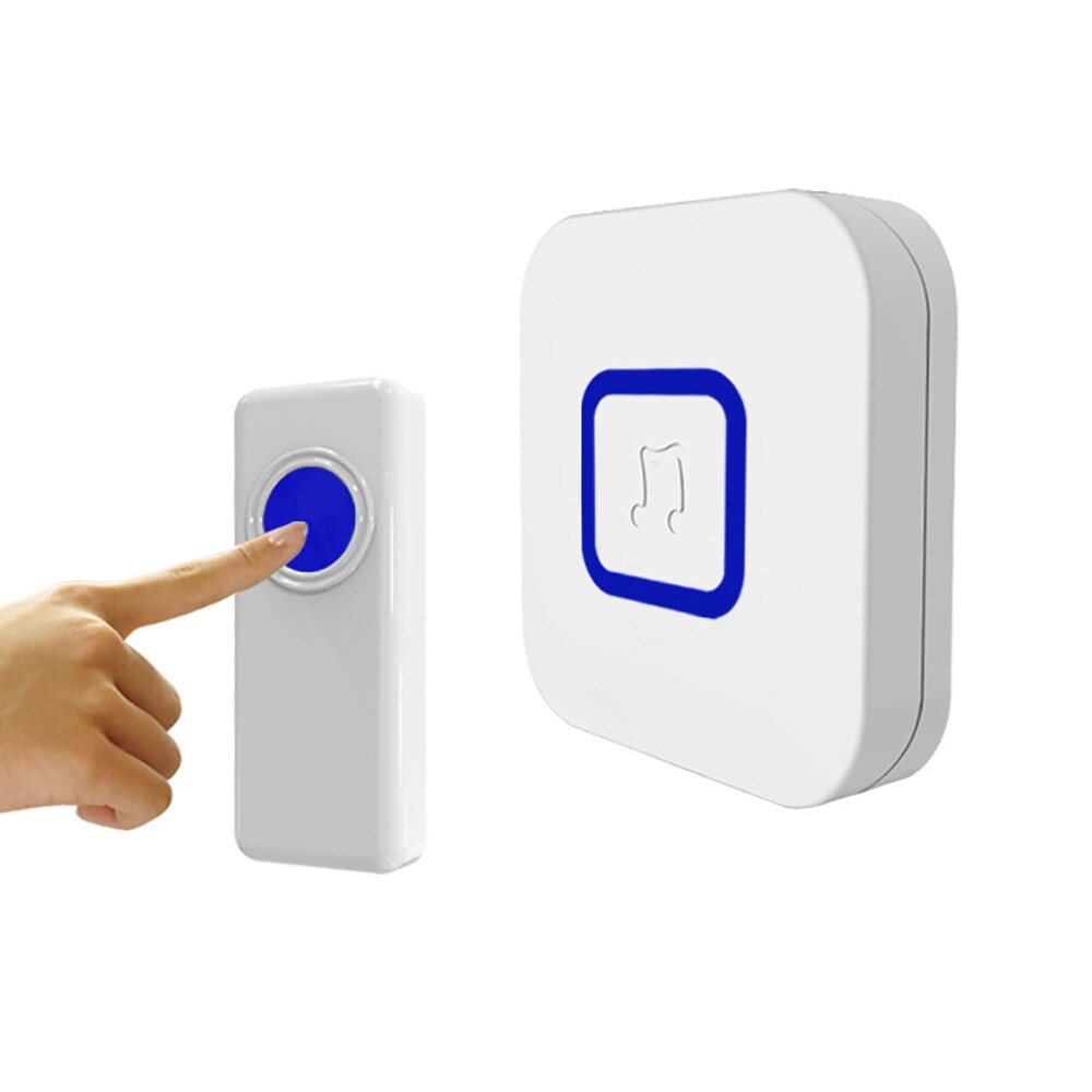 Home Welcome Doorbell Intelligent Wireless Doorbell Waterproof Remote EU US smart Door Bell 52 Chimes Welcome Door Bell